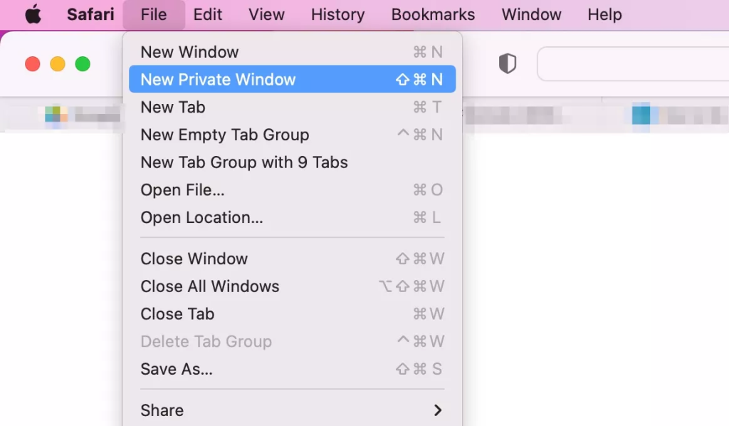 Safari Private Mode for Mac