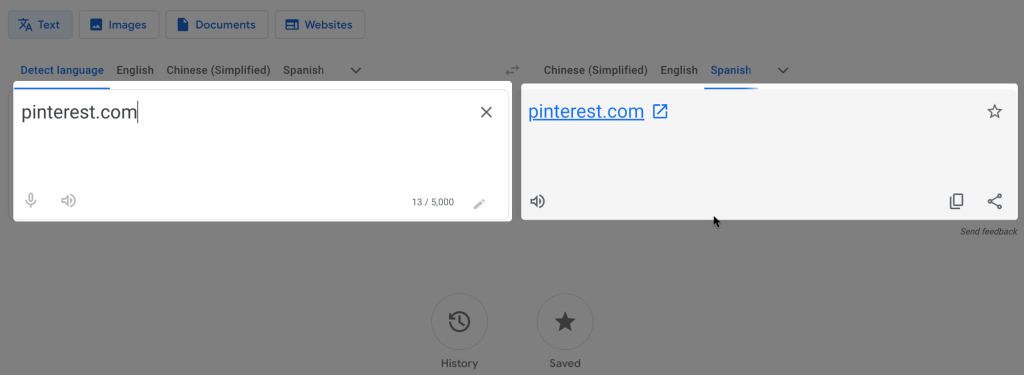 Google Translate to Unblock Pinterest for School