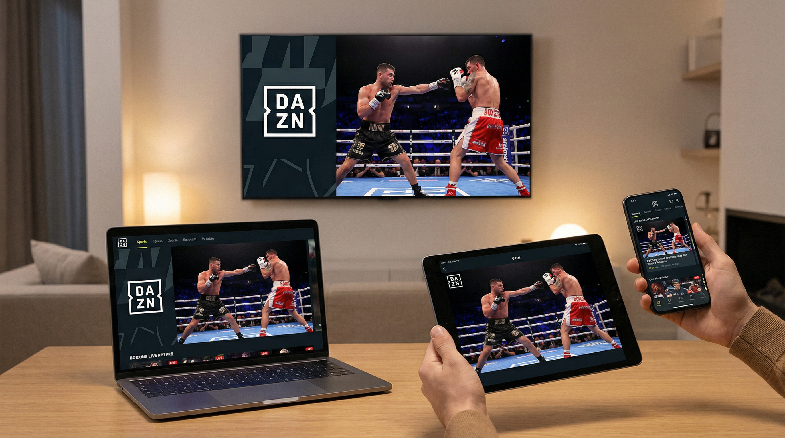 DAZN streaming platform for boxing