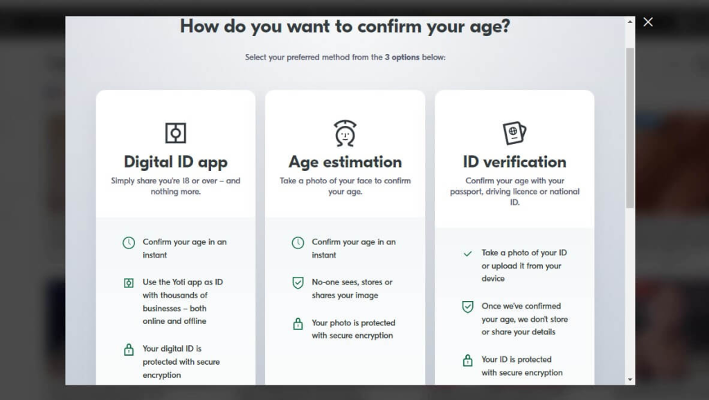 Age Verification on xHamster