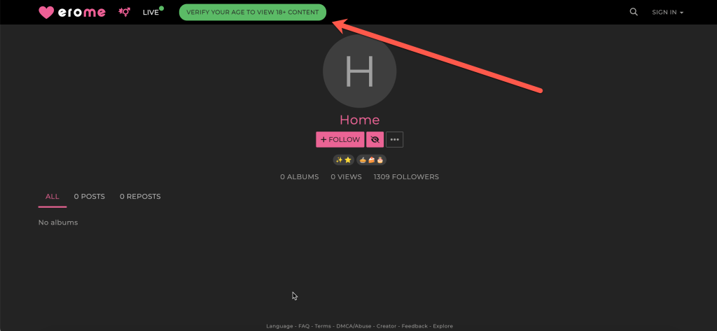 GOCAM and AGEGO on Erome Age Verification